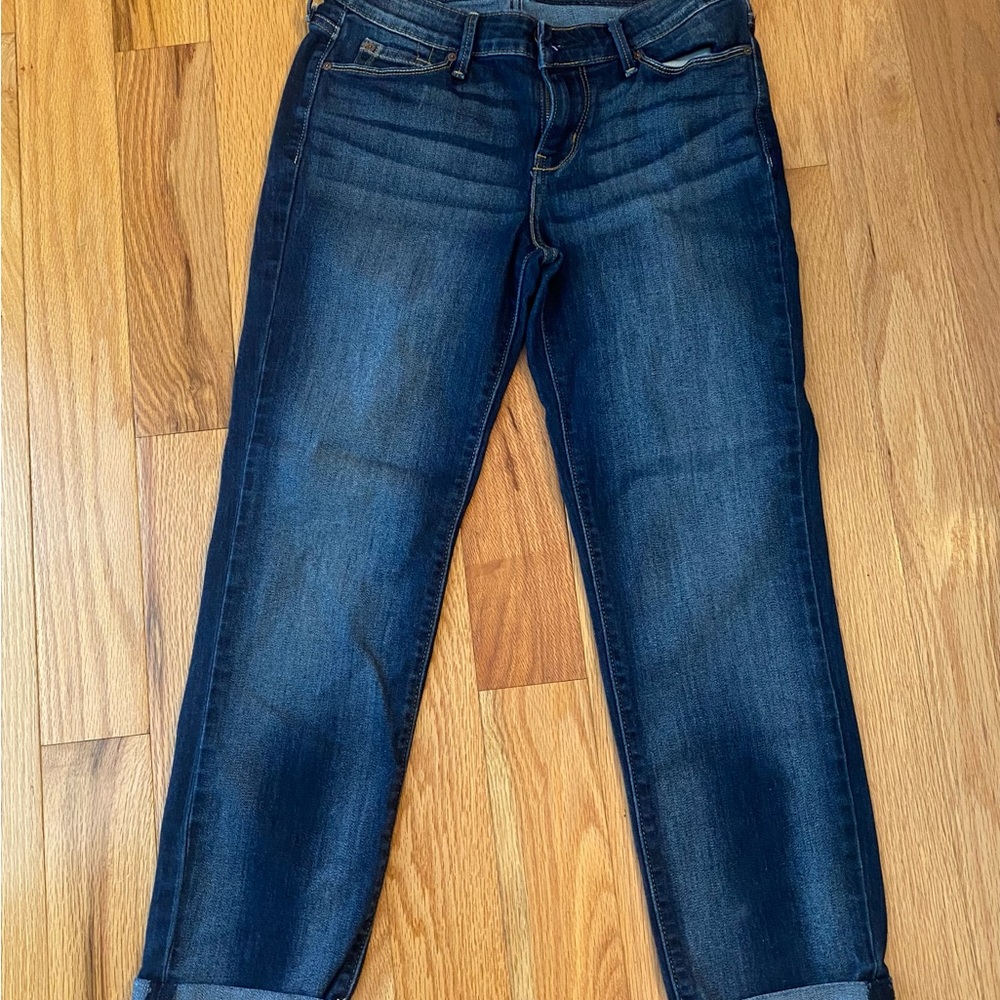 Signature by Levi Strauss Dark Blue Boyfriend Jeans